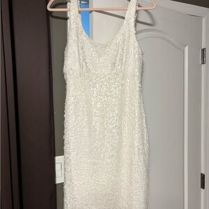 Elegant White Midi Dress